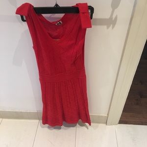 COPY - Red missing knit dress